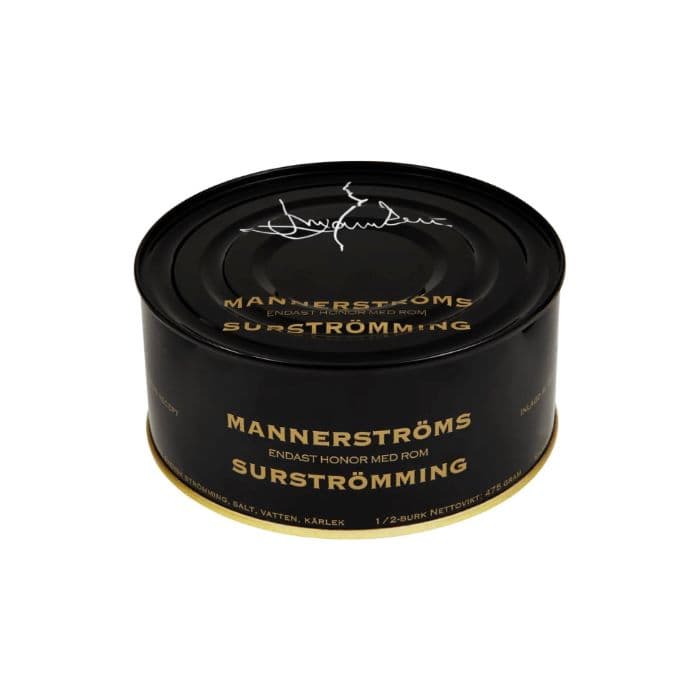 Mannerströms Surströmming 475 g – Authentic Whole Sour Herrings with Roe