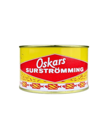 Oskars Surströmming 440g/300g fiskburk - Swedish Sour Herring Fermented Fish in Metal Can
