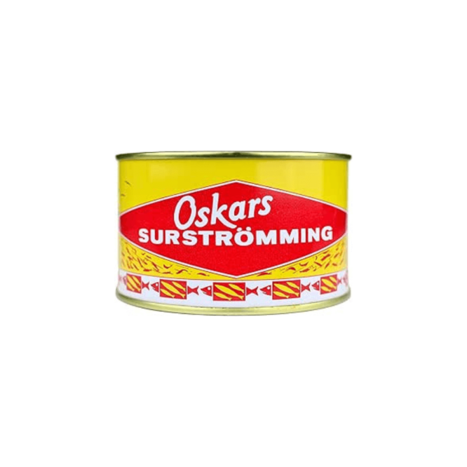 Oskars Surströmming 440g/300g fiskburk - Swedish Sour Herring Fermented Fish in Metal Can